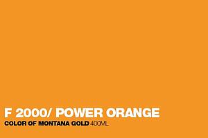 MONTANA GOLD SPUITVERF 400ML - F2000 POWER ORANGE