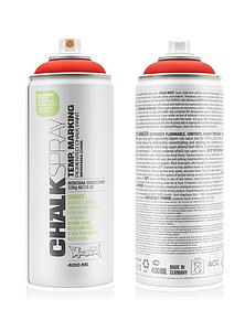 MONTANA CHALKSPRAY SPUITVERF 400ML - CH3000 RED