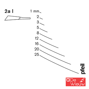 HOUTBEITEL GUTS HOLLING 2A L - 12MM