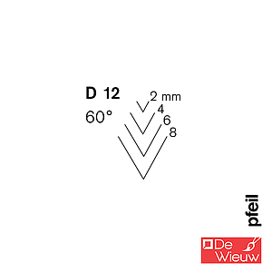 HOUTBEITEL GUTS HOLLING D12 - 6MM