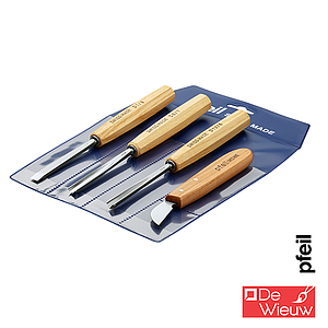 KORTE BEITELSET D4ER - 4 TOOLS