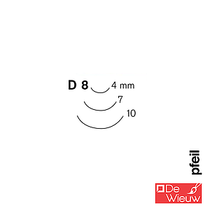 HOUTBEITEL GUTS HOLLING D8 - 10MM