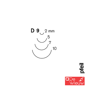 HOUTBEITEL GUTS HOLLING D9 - 5MM