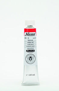 NORMA PROFESSIONAL OLIEVERF TUBE 120ML - 304 KLAPROOS ROOD  