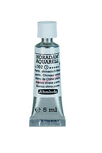 SCHMINCKE HORADAM AQUARELL 5ML - 102 PERMANENT CHINESE WHITE