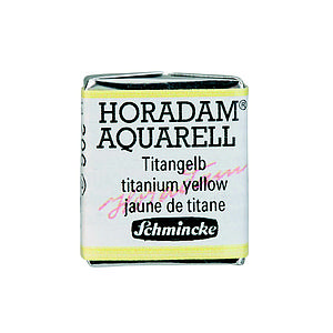 SCHMINCKE HORADAM AQUARELL 1/2NAP - 206 TITANIUM YELLOW