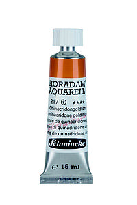 SCHMINCKE HORADAM AQUARELL 15ML - 217 QUINACRIDONE GOLD HUE