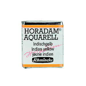 SCHMINCKE HORADAM AQUARELL 1/2NAP - 220 INDIAN YELLOW 