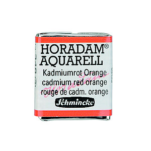 SCHMINCKE HORADAM AQUARELL 1/2NAP - 348 CADMIUM RED ORANGE