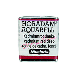 SCHMINCKE HORADAM AQUARELL 1/2NAP - 350 CADMIUM RED DEEP 