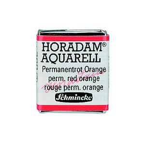 SCHMINCKE HORADAM AQUARELL 1/2NAP - 360 PERMANENT RED ORANGE