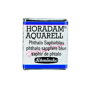 SCHMINCKE HORADAM AQUARELL 1/2NAP - 477 PHTHALO SAPPHIRE BLUE