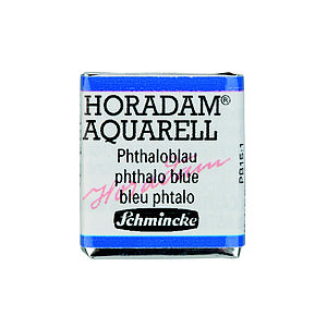 SCHMINCKE HORADAM AQUARELL 1/2NAP - 484 PHTHALO BLUE