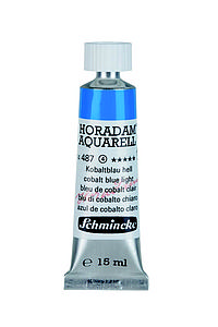 SCHMINCKE HORADAM AQUARELL 15ML - 487 COBALT BLUE LIGHT