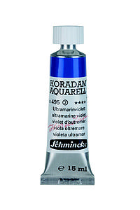 SCHMINCKE HORADAM AQUARELL 15ML - 495 ULTRAMARINE VIOLET