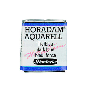 SCHMINCKE HORADAM AQUARELL 1/2NAP - 498 DARK BLUE