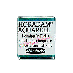 SCHMINCKE HORADAM AQUARELL 1/2NAP - 510 COBALT GREEN TURQUOISE