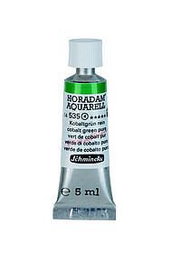 SCHMINCKE HORADAM AQUARELL 5ML - 535 COBALT GREEN PURE