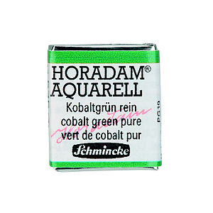 SCHMINCKE HORADAM AQUARELL 1/2NAP - 535 COBALT GREEN PURE