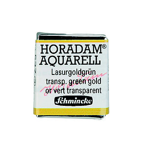 SCHMINCKE HORADAM AQUARELL 1/2NAP - 537 TRANSPARENT GREEN GOLD