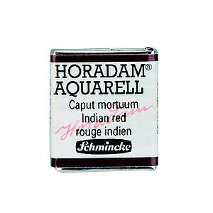 SCHMINCKE HORADAM AQUARELL 1/2NAP - 645 CAPUT MORTUUM INDIAN RED