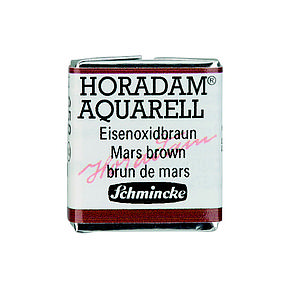 SCHMINCKE HORADAM AQUARELL 1/2NAP - 658 MARS BROWN