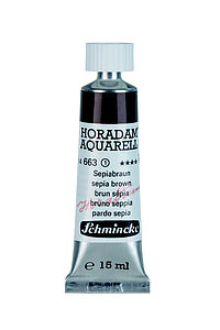 SCHMINCKE HORADAM AQUARELL 15ML - 663 SEPIA BROWN