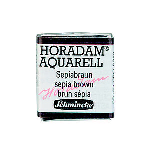 SCHMINCKE HORADAM AQUARELL 1/2NAP - 663 SEPIA BROWN