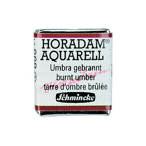 SCHMINCKE HORADAM AQUARELL 1/2NAP - 668 BURNT UMBER