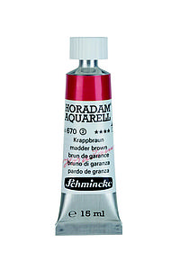 SCHMINCKE HORADAM AQUARELL 15ML - 670 MADDER BROWN