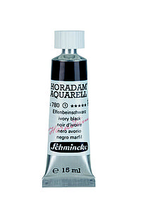 SCHMINCKE HORADAM AQUARELL 15ML - 780 IVORY BLACK