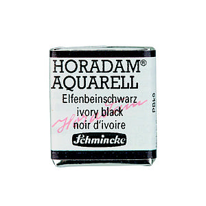 SCHMINCKE HORADAM AQUARELL 1/2NAP - 780 IVORY BLACK