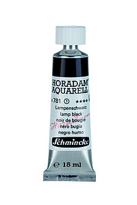 SCHMINCKE HORADAM AQUARELL 15ML - 781 LAMP BLACK