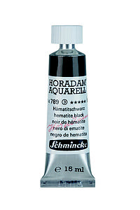 SCHMINCKE HORADAM AQUARELL 15ML - 789 HEMATITE BLACK