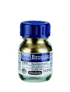 SCHMINCKE AQUA-BRONZE 20ML - 812 RICH PALE GOLD