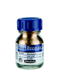 SCHMINCKE AQUA-BRONZE 20ML - 813 PALE GOLD