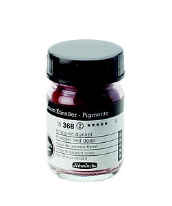 SCHMINCKE PIGMENTEN 35,5GR - 368 MEEKRAP DONKERROOD
