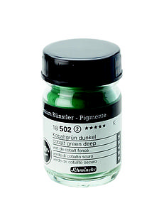 SCHMINCKE PIGMENTEN 74GR - 502 KOBALT DONKERGROEN