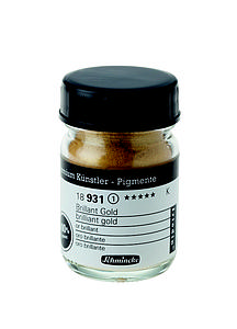 SCHMINCKE PIGMENTEN 30GR - 931 BRILJANT GOUD 