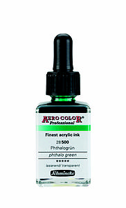 AERO COLOR FLACON 28ML - 500 PHTHALO GREEN