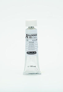 AKADEMIE OLIEVERF TUBE 60ML - 100 ZINKWIT