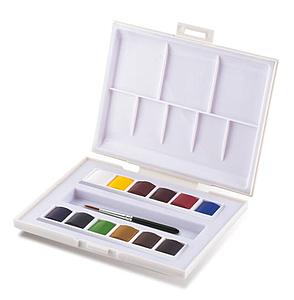 LA PETITE AQUARELLE TRAVEL SET - 12 HALF PANS