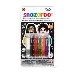 SNAZAROO - ADVENTURE FACE PAINT STICKS SET - 6ST.