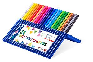 STAEDTLER ERGOSOFT KLEURPOTLODEN SET - 24 STUKS