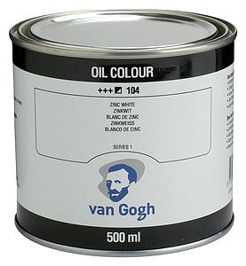 VANGOGH OLIEVERF 500ML - 104 ZINKWIT