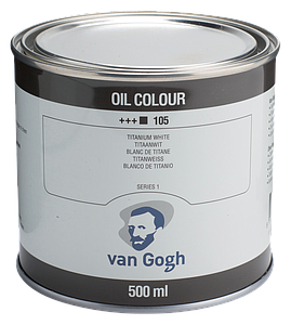 VANGOGH OLIEVERF 500ML - 105 TITAANWIT