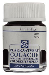 TALENS PLAKKAATVERF FLACON 16ML - 416 SEPIA