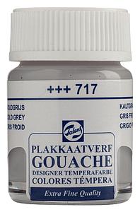 TALENS PLAKKAATVERF FLACON 16ML - 717 KOUDGRIJS