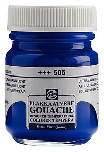 TALENS PLAKKAATVERF FLACON 50ML - 505 ULTRAMARIJN LICHT