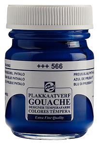 TALENS PLAKKAATVERF FLACON 50ML - 566 PRUISISCH BLAUW PHTALO